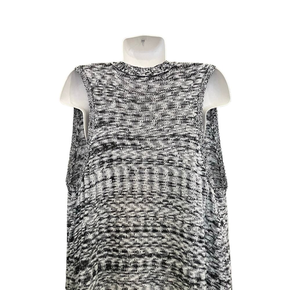 Almost Famous Women's Multicolor Slub Marled Vest Tassel Tie Sweater Vest 2X - Picture 9 of 13